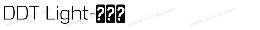 DDT Light字体转换